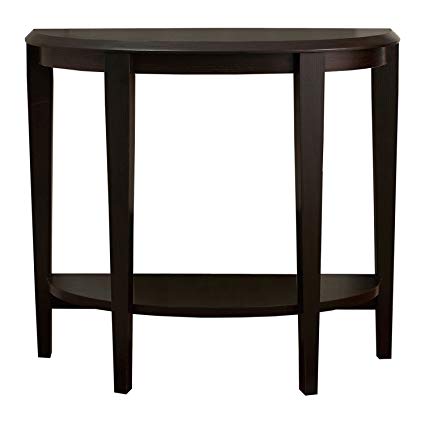 Monarch Specialties Cappuccino Hall Console Accent Table, 36-Inch