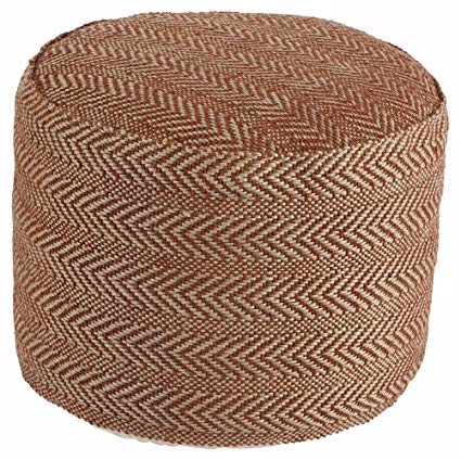 Signature Design by Ashley A1000439 Vintage Casual Pouf, Rust