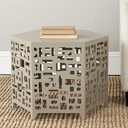 Safavieh American Homes Collection Kelby Pearl Taupe End Table