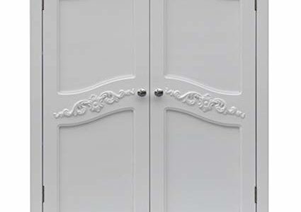 Elegant Home Fashion Vera 2-Door Floor Cabinet, White Review