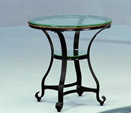Jessica Glass End Table By Crown Mark Furniture