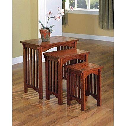 Mission Oak 3-piece Nested Tables