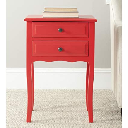 Safavieh American Homes Collection Lori Hot Red End Table