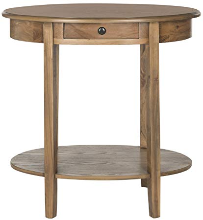 Safavieh American Homes Collection Monica Oak Oval End Table