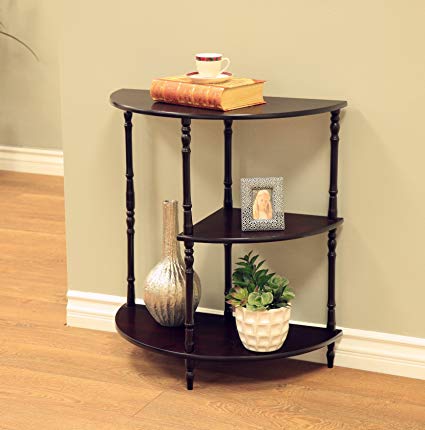Frenchi Home Furnishing Multi Tiered End Table, Espresso