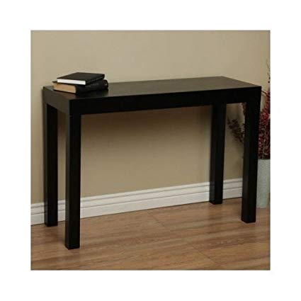 Sofa Table Wood Black with a Fine Glossy Finish. This Wood Coffee Table Is of Fine Material. A Sure Quality. A Great Addition to Your Dinning Room or Home Office Accessories. A Single Storage Drawer Is Included Adding Extra Value to This Fine Piece.