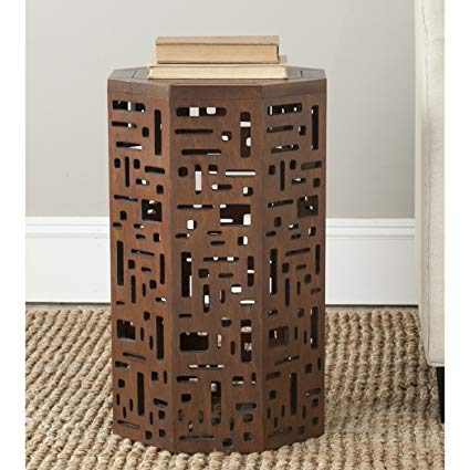 Safavieh American Homes Collection Aldeburgh Light Brown End Table
