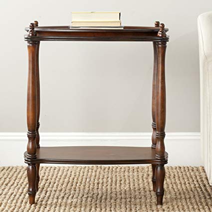 Safavieh American Homes Collection Todd Antique Dark Brown Side Table