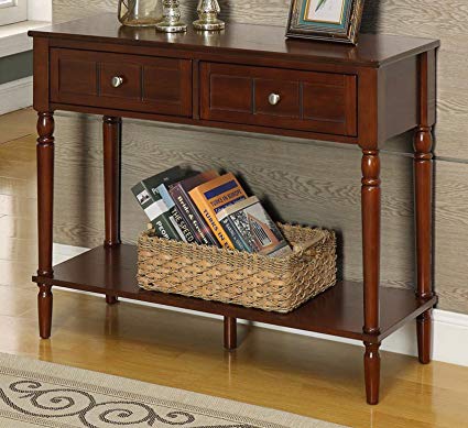 Convenience Concepts 6050419ES French Country Two-Drawer Hall Table